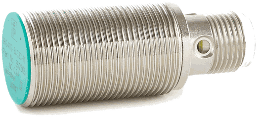 An inductive proximity sensor with a threaded barrel body
